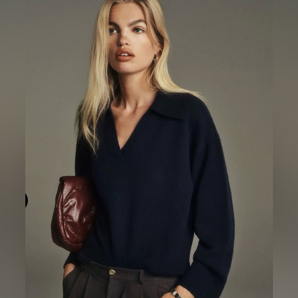 Reformation Oversized Sawyer cashmere sweater (Small) - Picture 2 of 8